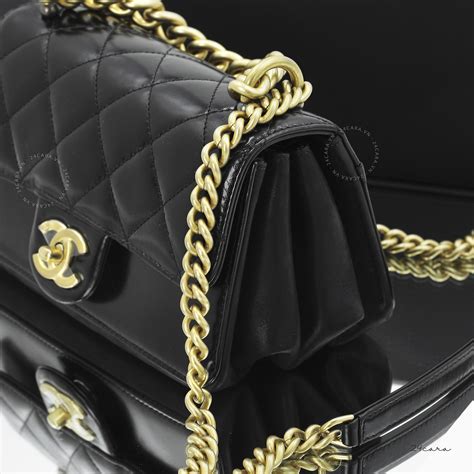 chanel bags gold|chanel 11.12 bag price.